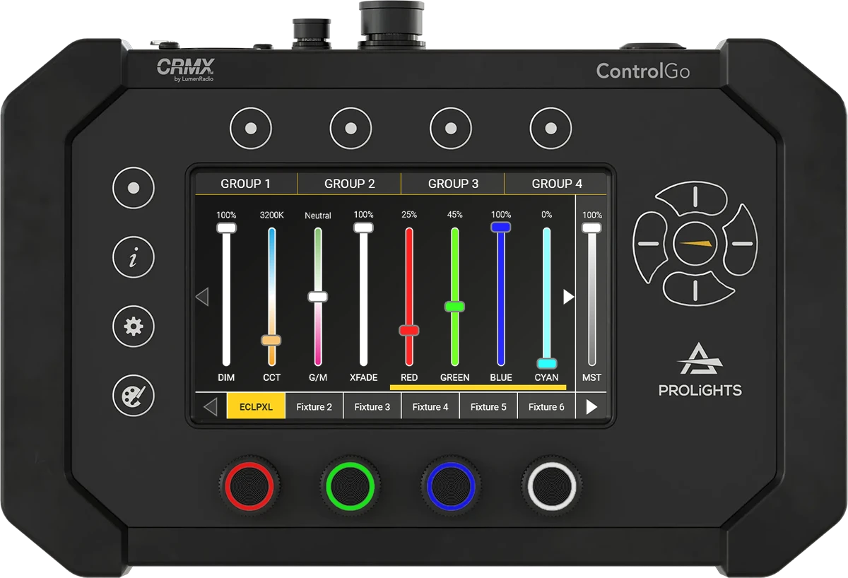 Fixture Control Screen