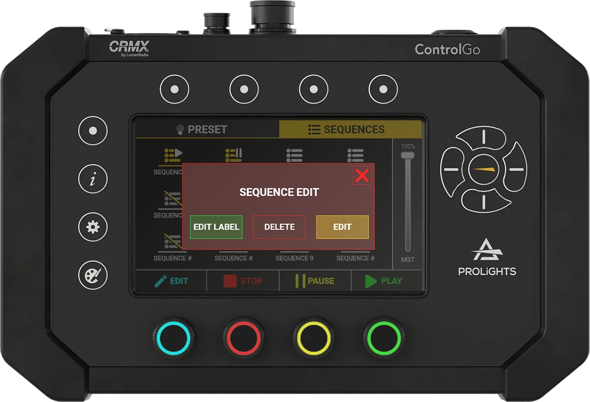 FixtureControl Sequence Edit