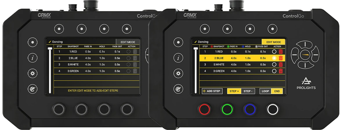 FixtureControl Sequence Edit