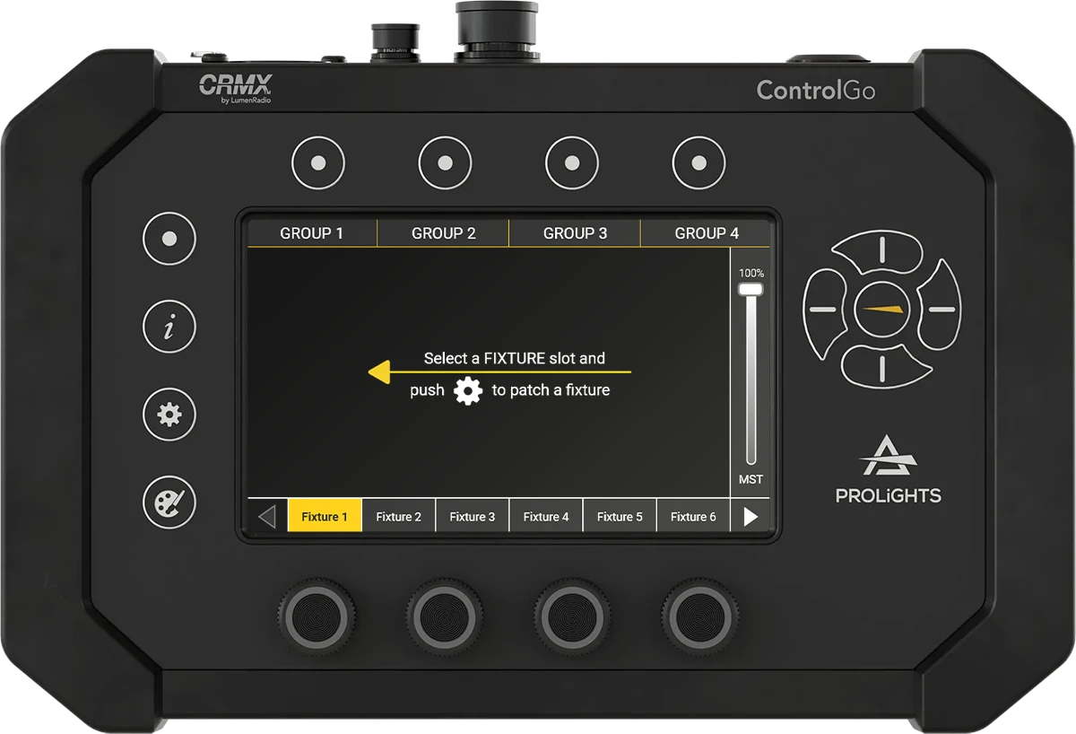 Fixture Control Patch Screen